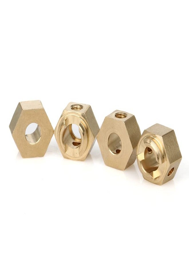 KYX Racing Brass Heavy Weight Wheel Hex Hub 4.7g/pcs Upgrades Parts Accessories for 1/10 Scale RC Crawler Car Axial RBX10 RYFT - Image 3